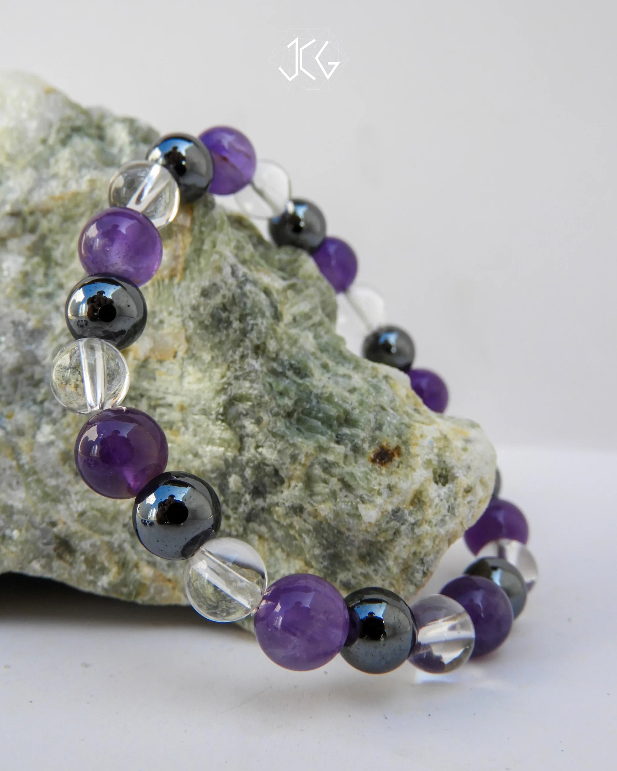 Aquarius (Kumbha) Zodiac Sign Bracelet 8mm